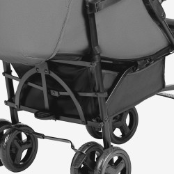 Wózek spacerowy Tulano Davos 35 Grey-Black