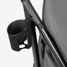 Wózek spacerowy Tulano Davos 35 Grey-Black