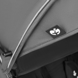 Wózek spacerowy Tulano Davos 35 Grey-Black