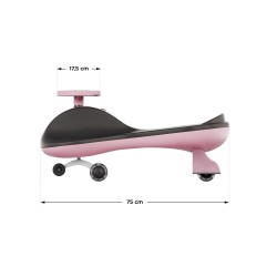 Jeździk dla dzieci grawitacyjny LED Tulano Focus 35 Pink