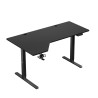 Biurko narożne elektryczne Huzaro Hero 9.1 Black 145 cm
