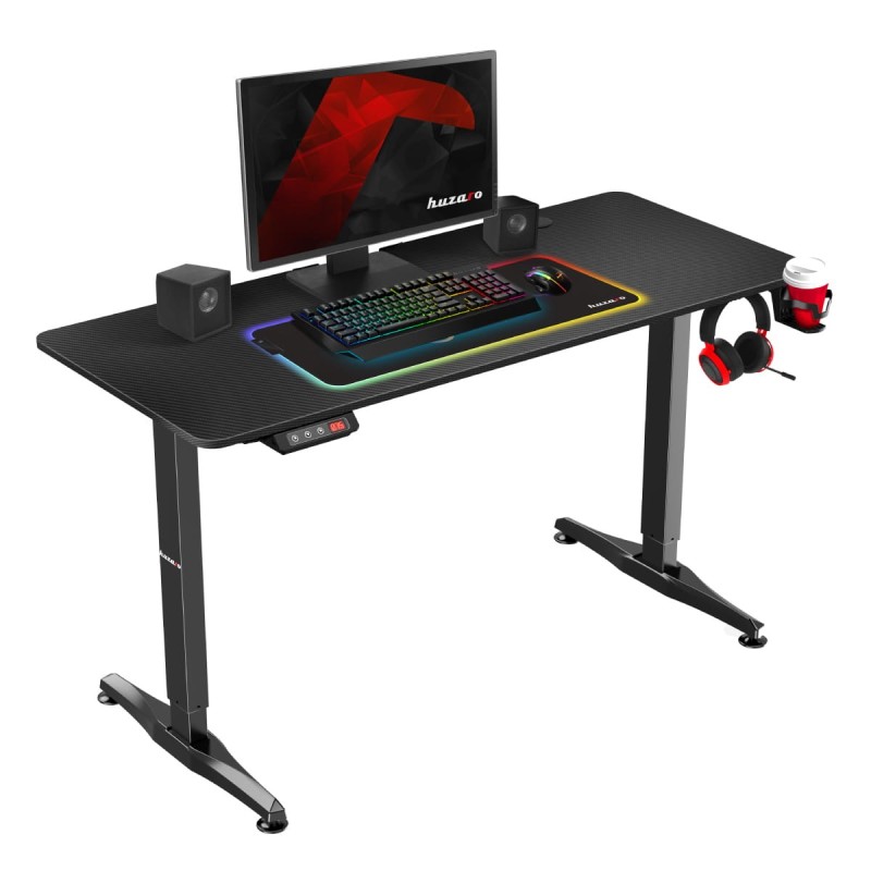 Biurko Elektryczne Huzaro Hero 8.5 Black 140 cm Biurko Elektryczne Huzaro Hero 8.5 Black 140 cm