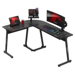 Biurko narożne gamingowe Huzaro Hero 6.0 Black 147 cm