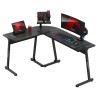 Biurko narożne gamingowe Huzaro Hero 6.0 Black 147 cm