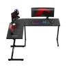 Biurko narożne gamingowe Huzaro Hero 6.0 Black 147 cm