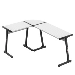 Biurko narożne gamingowe Huzaro Hero 6.0 White 147 cm