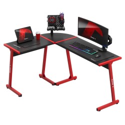 Biurko narożne gamingowe Huzaro Hero 6.0 Red 147 cm