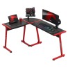 Biurko narożne gamingowe Huzaro Hero 6.0 Red 147 cm