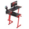 Biurko narożne gamingowe Huzaro Hero 6.0 Red 147 cm