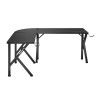 Biurko narożne gamingowe Huzaro Hero 6.3 Black 154 cm