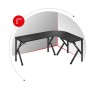 Biurko narożne gamingowe Huzaro Hero 6.3 Black 154 cm