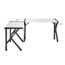Biurko narożne gamingowe Huzaro Hero 6.3 White 154 cm
