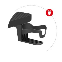 Biurko narożne gamingowe Huzaro Hero 7.7 Black 160 cm