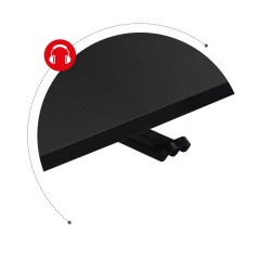 Biurko narożne gamingowe Huzaro Hero 7.7 Black 160 cm