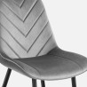 Krzesło welurowe Mark Adler Prince 3.0 szare