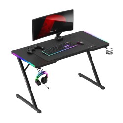 Biurko Gamingowe Huzaro Hero 2.5 RGB LED Black 120 cm
