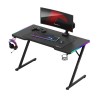 Biurko Gamingowe Huzaro Hero 2.5 RGB LED Black 120 cm
