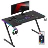 Biurko Gamingowe Huzaro Hero 2.5 RGB LED Black 120 cm