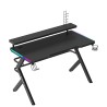 Biurko Gamingowe Huzaro Hero 5.0 RGB LED Black 120 cm
