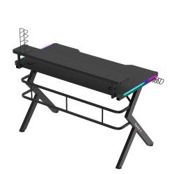 Biurko Gamingowe Huzaro Hero 5.0 RGB LED Black 120 cm