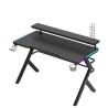 Biurko Gamingowe Huzaro Hero 5.0 RGB LED Black 120 cm
