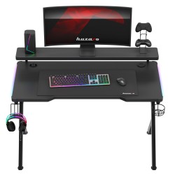 Biurko Gamingowe Huzaro Hero 5.0 RGB LED Black 120 cm