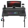 Biurko Gamingowe Huzaro Hero 5.0 RGB LED Black 120 cm