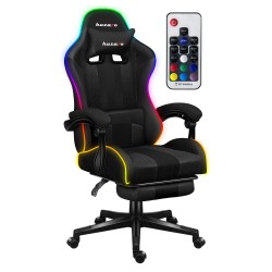 Fotel Gamingowy HUZARO Force 4.7 RGB Black Mesh