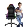 Fotel  gamingowy dla dziecka HUZARO RANGER 6.0 RGB Black Mesh