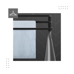 Wieszak na ręczniki Mark Adler Level 3.0 Black