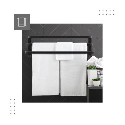Wieszak na ręczniki Mark Adler Level 3.0 Black