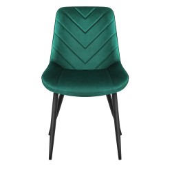 Krzesło welurowe Mark Adler Prince 3.0 zielone
