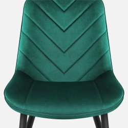 Krzesło welurowe Mark Adler Prince 3.0 zielone