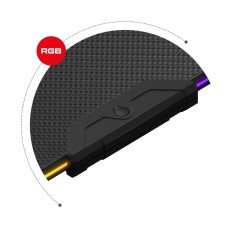 Biurko Elektryczne Huzaro Hero 8.2 RGB LED Black 120 cm