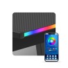 Biurko narożne gamingowe HUZARO Hero 6.0 RGB Smart Black 147 cm