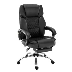 Fotel biurowy z masażem Mark Adler Boss 6.0 Black