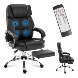 Fotel biurowy z masażem Mark Adler Boss 6.0 Black