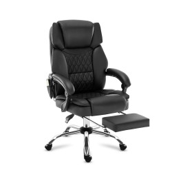 Fotel biurowy z masażem Mark Adler Boss 6.0 Black