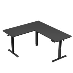 Biurko narożne elektryczne Huzaro Hero 9.5 Black 160 cm