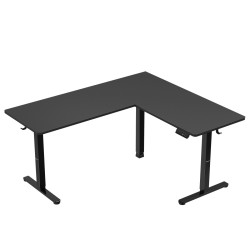 Biurko narożne elektryczne Huzaro Hero 9.5 Black 160 cm