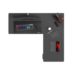 Biurko narożne elektryczne Huzaro Hero 9.5 Black 160 cm