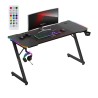 Biurko Gamingowe Huzaro Hero 3.3 RGB Black 140 cm