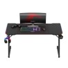 Biurko Gamingowe Huzaro Hero 3.3 RGB Black 140 cm