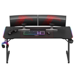 Biurko Gamingowe Huzaro Hero 4.8 RGB Black 160 cm