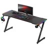 Biurko Gamingowe Huzaro Hero 4.8 RGB Black 160 cm