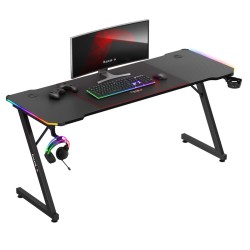 Biurko Gamingowe Huzaro Hero 4.8 RGB Black 160 cm