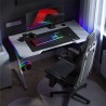 Biurko Gamingowe Huzaro Hero 2.5 RGB LED White 120 cm