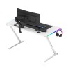 Biurko Gamingowe Huzaro Hero 2.5 RGB LED White 120 cm