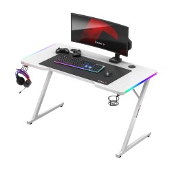 Biurko Gamingowe Huzaro Hero 2.5 RGB LED White 120 cm