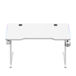 Biurko Gamingowe Huzaro Hero 2.5 RGB LED White 120 cm